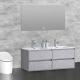 Wall Mounted 120cm Plywood Bathroom Vanities Drawer Cabinet With Mirror