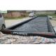 Water Sports Long Large Inflatable Pool with 0.9mm PVC Tarpaulin , Black