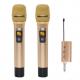 Studio Cordless Dual Channel Wireless Handheld Microphone For Iphone Church Unidirectional