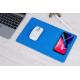 Mobile accessories wireless charger New Creative PU Leather Mouse Pad for iPhone X 8 for samsung s8 smartphone Wireless