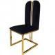 Gold Leg Velvet Dining Chairs