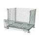 Zinc Plated Metal Wire Mesh Storage Baskets Industrial Stackable 800*600*640mm