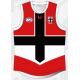 100% Polyester 300gsm Aussie Rules Jersey Red Afl Football Jumpers