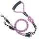 Pet leash durable 4 colors double dog leash