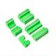 300V Rated Voltage Oem Odm Cable Crimping Copper Round Wire Green PCB Terminal Block