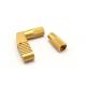 Yellow CNC Turned Parts Anodized Aluminium 6061 T6 For Car Body