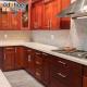 Spacious Kitchen Cabinets Set with American Style Wooden Design and MDF Door Material