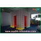 Inflatable Photo Booth Rental White Square Inflatable Photo Booth , Two Doors Wall Photo Booth Kiosk