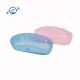 Crushing Resistance Blue Pink Plastic Eyeglass Case For Students