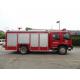 ISUZU Rapid Response Gas RC Fire Truck Red Color For Emergency Rescue