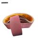 Customized OBM Support Red Sanding Belt with Wide Aluminum Oxide Emery Cloth Abrasive