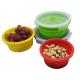 Collapsible Lunch Box, Silicone Food Storage Containers Eco Lunch Bento Box BPA-Free with Fork Spoon for Adults, Kids