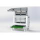 240 Nonwoven Vibrating Hopper Feeder Pneumatic Card Feeding Machine For Fabric