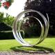 Contemporary Stainless Steel Abstract Sculpture for Large Urban Spaces by Mirror Craft