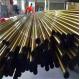 Gold Stainless Steel Pipe Tube Hairline Finish 201 304 316 For Handrail Balustrade Ceiling Decoration