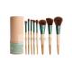 Beautiful Gril Synthetic Makeup Brushes Eco Bamboo Handle And Brush Holder