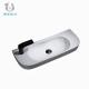Ceramic 10-15L Large Bathroom Wall Hung Basin Customised Easy To Clean