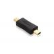 micro hdmi male to male adapter,hdmi D type adapter for HDTV,monitors