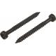 Pan Head Self Tapping Screws Iron Material 6mm/6.5mm/8mm Black Oxide Finished