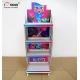 Freestanding Candy Merchandising Metal Retail Display Stands With Powder Coating