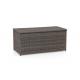 Aluminum Frame Garden Wicker Cushion Storage Box High Density Weaving