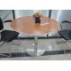MDF Top Modern Round Meeting Table , Unique Conference Table Anti Water
