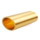 Round  6063-T5 Aluminum Extrusion Tube Profiles For  Industry Yellow Black
