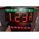 LED Digital Red/Green color Gas Price Sign for Gas Station