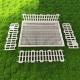 Ventilated Portable Poultry Travel Cage Easy Assembly Yellow White Plastic Carrier