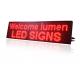 Red Single Color P10 LED Window Display Signs Outdoor Waterproof
