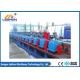 Blue color PLC Control Automatic Storage Rack Roll Forming Machine Durable quality Long Time Service Time made in china