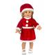 Fashion Customized Doll Tutu Dress Cute Doll Girl Christmas Party Clothing Dress for 50cm Doll Grils