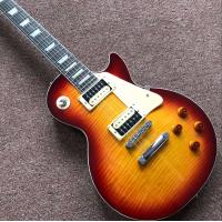 New standard LP Ebony fingerboard electric guitar, Flame Maple Top, musical instruments