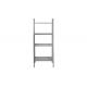 5KG Loading 148cm Height White Metal Ladder Bookshelf