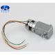 4 Pole 2 57mm 24V 2500rpm Brushless Dc Electric Motor With Worm Gear Reducer