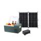 Travel Fridge Solar Charge and Built-in Lithium Battery 40L Car Freezer Refrigerator