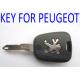 high quality peugeot 307 replacement auto keys shell with high rigidity