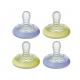 Feeding Baby Boy Soothers , Clip Close Soft Silicone Pacifier Easy To Use