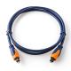 Toslink Optical Cable Orange&Blue OB6.0 6MHz PVC plated Golden Connector For Home theatre TV