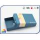 Lid And Base 2 Piece Folding Paper Box Customized CMYK Printing