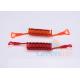 Children Safety Anti - Lost Custom Coiled Cable Orange / Red Ropes Retail Use