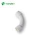 Plastic White PVC Flexible Electrical Conduit Elbow Bend Pipe Fitting