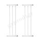 Expandable Multiscene Baby Metal Gate 20x76.5cm White Color No Drilling