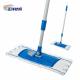 Iron Cleaning Mop Handle 16x48cm Blue White 150cm 600gsm Steam Pocket Mop