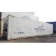 White Metal 40FR Used Reefer Container For Standard Shipping