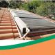 Galvanized Steel Bracket Roof Solar Water Heater 27 Degree For Swimming Pool