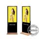 Ultra Thin Floor Standing Touch Screen Kiosk Wifi Lcd Advertising Player Android 43''