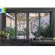 EBUNGE Commercial Exterior Accordion Double Glazed Glass Doors Sliding Bifolding Door For Residential