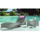Outdoor rattan chaise lounge chair-3007
