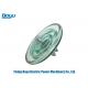 Transmission Line High Voltage Glass Insulators , Disk Type Insulator